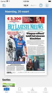 HLN krant screenshot 1