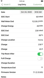 EV Logger screenshot 3