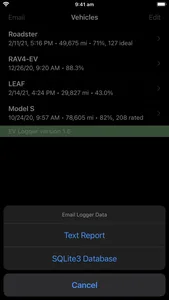 EV Logger screenshot 9