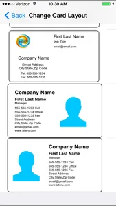 Business Card Design & Share screenshot 1