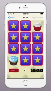 Cupcakes Matching Game 2 screenshot 0