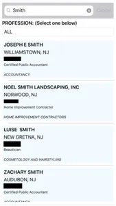 NJ Pro License Lookup screenshot 1