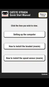 CatEye STRADA Double Wireless Quick Start screenshot 1