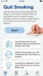 Quit Smoking App screenshot 0