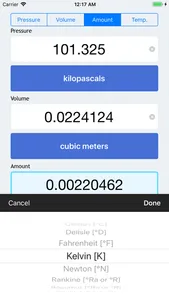 PVnRT - Ideal Gas Calculator screenshot 4