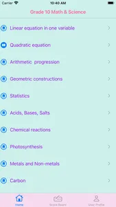 Grade 10 Math & Science screenshot 5