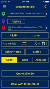 Parker Car Service screenshot 2