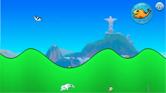 Racing Penguin: Slide and Fly! screenshot 1