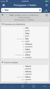 Ultralingua Italian-Portuguese screenshot 1