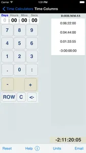 Hours, Minutes & Seconds Calculator with Date Diff screenshot 0