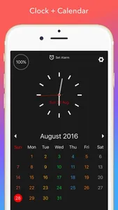 FaceClock Calendar screenshot 1