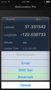 GeoLocation Pro screenshot 1