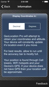 GeoLocation Pro screenshot 2