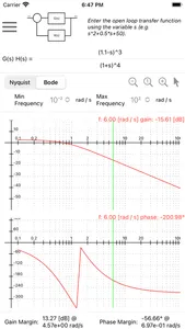 Bode & Nyquist screenshot 1