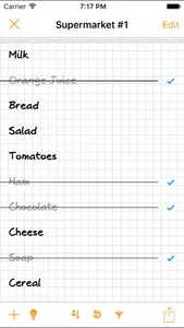 Shopping list Courzeo screenshot 1