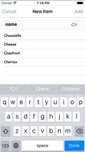 Shopping list Courzeo screenshot 3