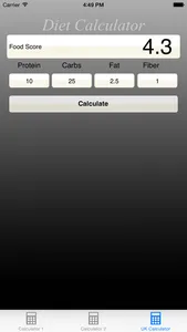 DietCalculator Free screenshot 0