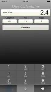 DietCalculator Free screenshot 2