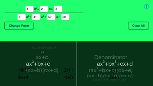 Partial Fractions screenshot 1