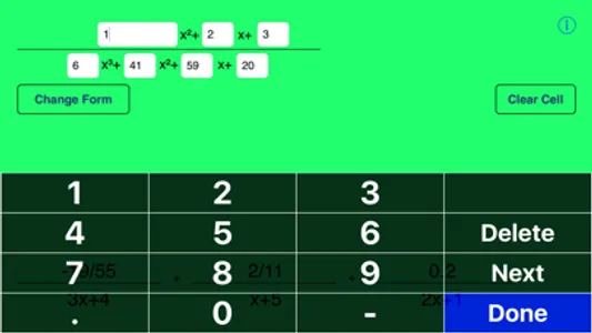 Partial Fractions screenshot 2