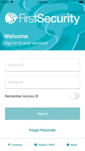 First Security Bank screenshot 1