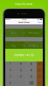 Ounce To Gram, the fastest weight converter screenshot 2