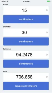 Easy Circle Calculator screenshot 2