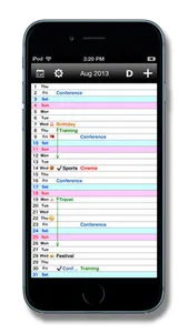 Vertical  Calendar. screenshot 0