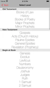 Two-Second Bible Book Finder screenshot 1