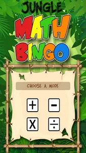 Jungle Math Bingo screenshot 0