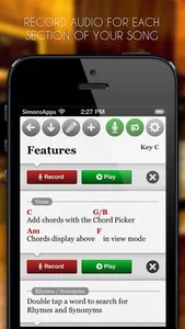 Song-Writer Lite: Write Lyrics screenshot 2