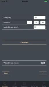 VidBitCalc screenshot 0
