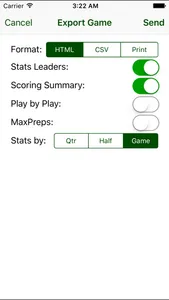 iTouchdown Football Scoring screenshot 4