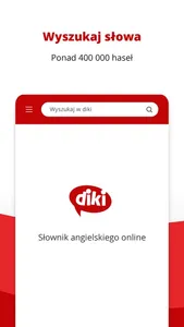 Słownik angielskiego - Diki screenshot 0