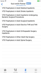 Thrombosis Guidelines screenshot 3