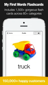 My First 1,000 Words - Flashcards and Kids Games screenshot 0