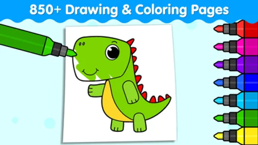 Coloring Games for Kids 2-6! screenshot 0