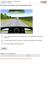 Prüfungsquiz screenshot 1