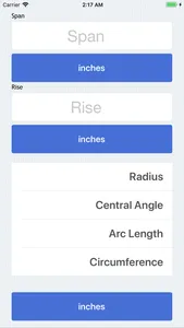 Radius Calculator screenshot 1