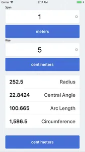 Radius Calculator screenshot 2