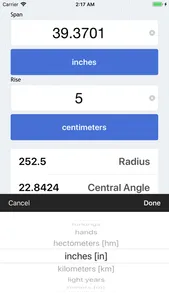 Radius Calculator screenshot 4