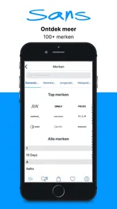 Sans-online.nl Merkkleding screenshot 1