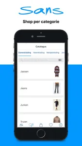 Sans-online.nl Merkkleding screenshot 2