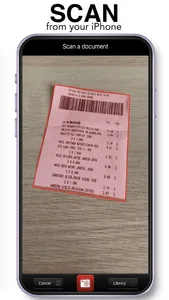 ScanTicket Scanner PDF Receipt screenshot 0