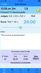 Dive List screenshot 3