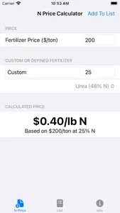 N Price Calculator screenshot 1