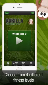 Gorilla Workout Lite: Bodyweight Fitness Program screenshot 1