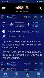 KUMV-TV First Warn Weather screenshot 2