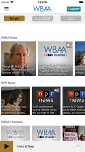 WBAA Public Radio App screenshot 1