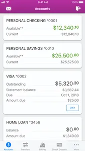 1ST SUMMIT Mobile Banking screenshot 1